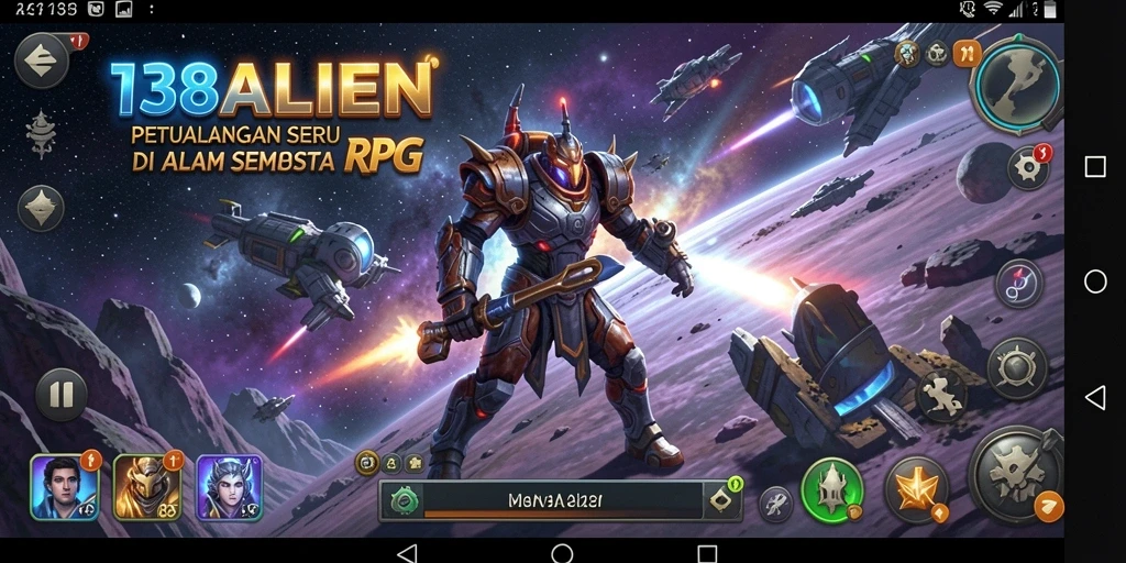 Screenshot gameplay <strong>138ALIEN</strong> menampilkan momen pertempuran yang intens.