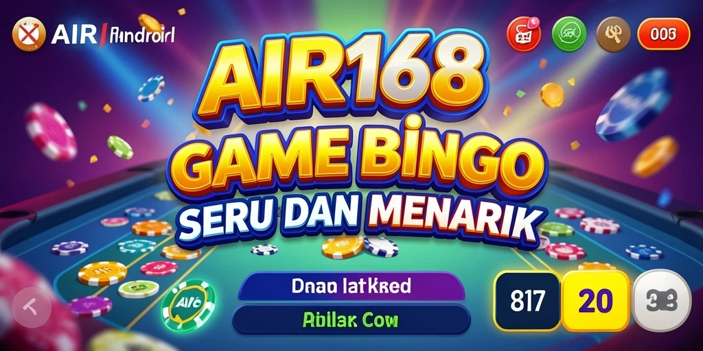 Tampilan gameplay Bingo yang menarik di AIR168.