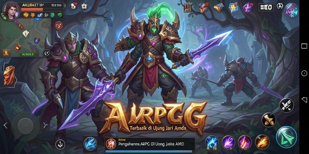 Screenshot gameplay AKURAT79 menampilkan pertarungan seru ARPG.