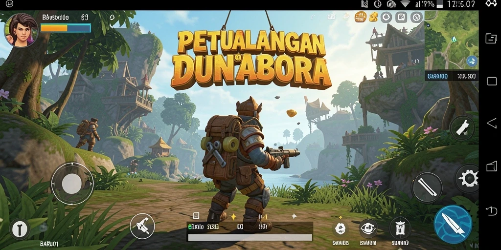 Tangkapan layar menampilkan petualangan mendalam di dunia terbuka BARU01.