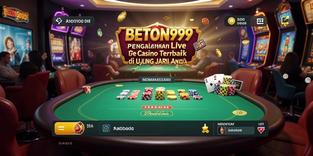 Gameplay Live Casino yang mengasyikkan dengan dealer profesional.