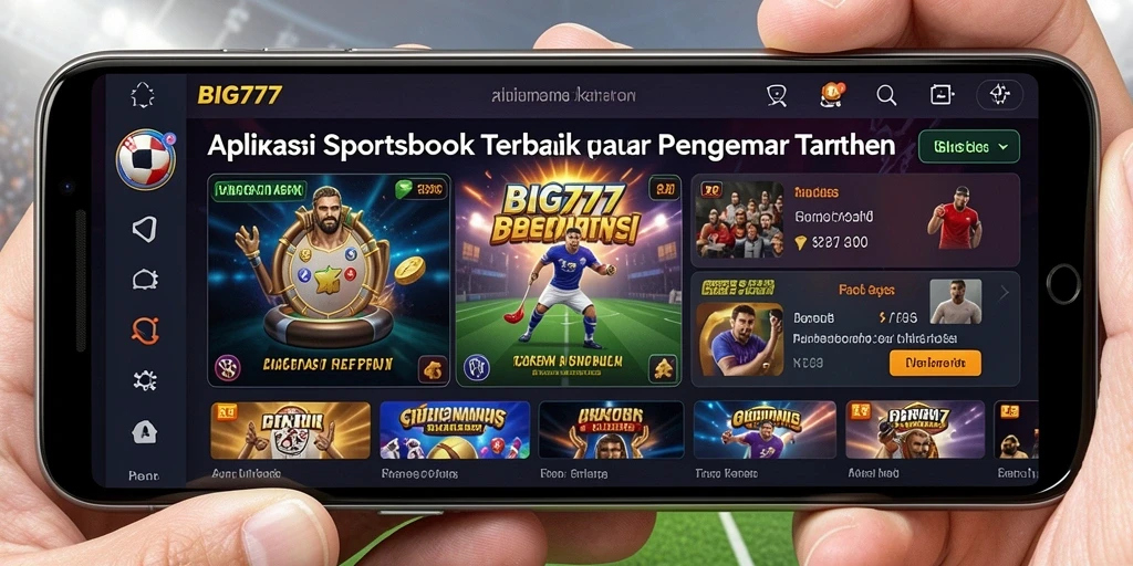 Screenshot utama BIG777 menampilkan pengalaman taruhan yang seru dan interaktif.