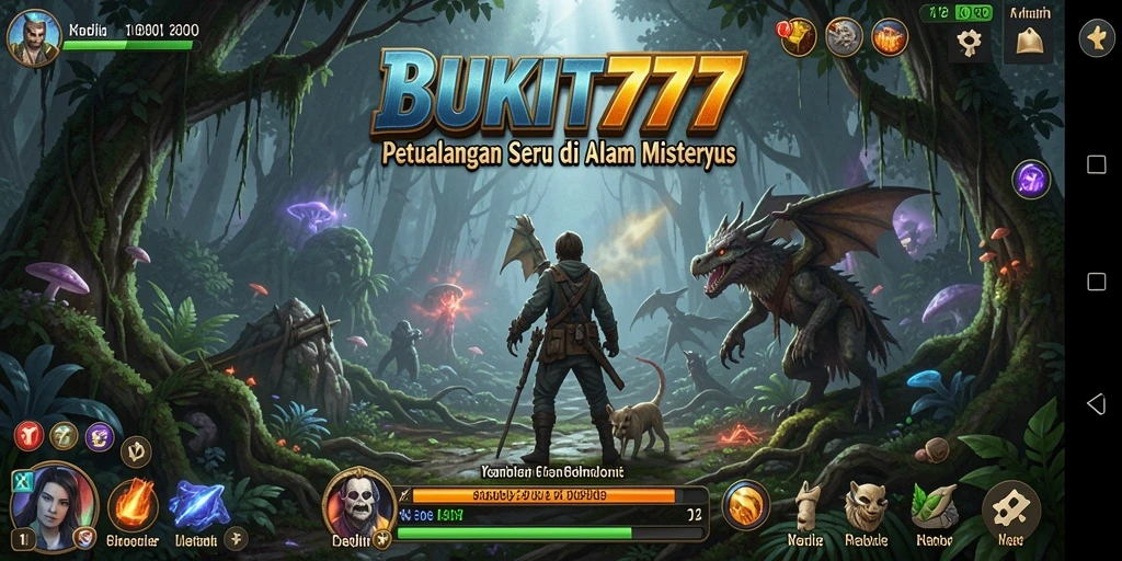Tangkapan layar gameplay BUKIT777 menunjukkan aksi seru dalam petualangan.