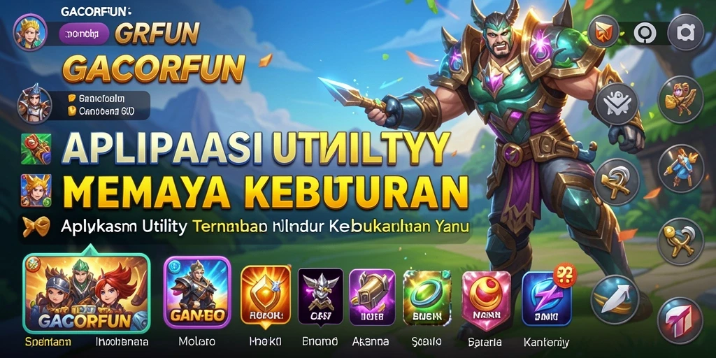 Tampilan antarmuka GACORFUN yang intuitif dan mudah digunakan.