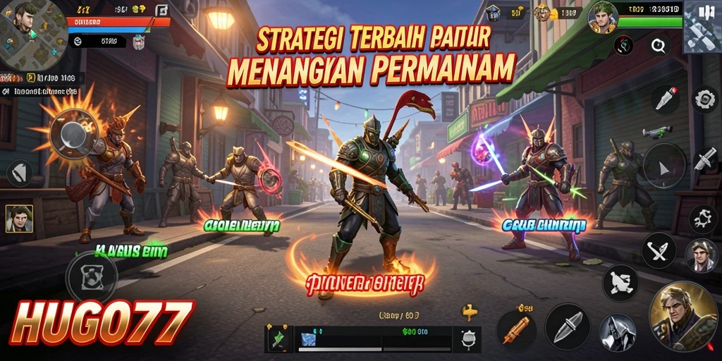 Tampilan menarik dari gameplay HUGO77 yang penuh strategi.