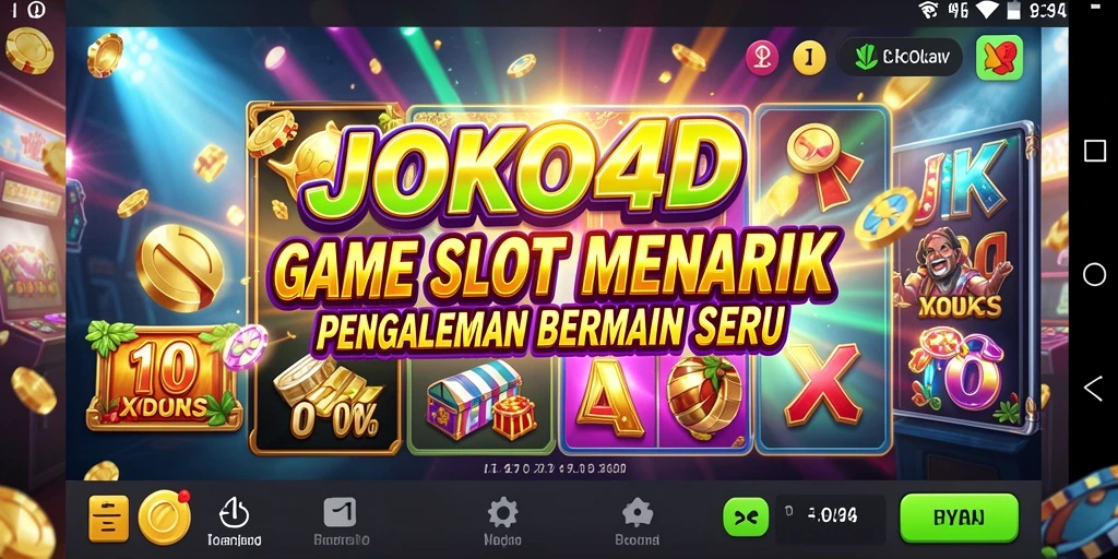 Screenshot gameplay JOKO4D yang menampilkan suasana slot yang seru.