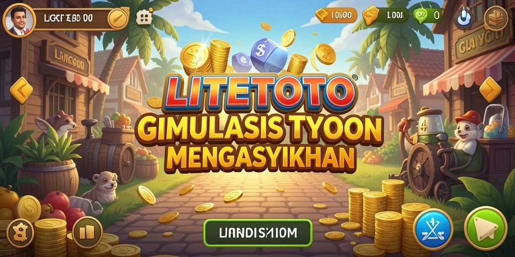 Tampilan gameplay seru dari LITETOTO yang menantang.