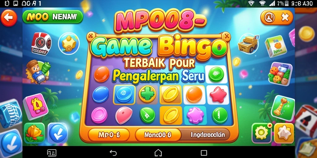 Tampilan menarik dari gameplay Bingo di MPO08.