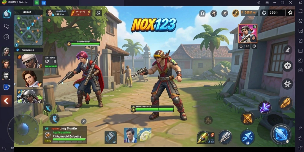 Tampilan antarmuka aplikasi NOX123 yang ramah pengguna.