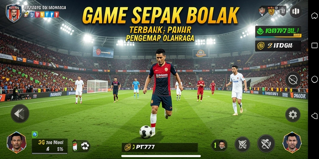 Tampilkan gameplay seru PT777 dalam aksi sepak bola.