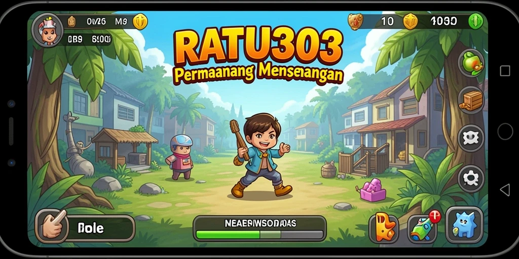 Screenshot utama menampilkan gameplay seru dari RATU303 dengan grafis yang menarik.